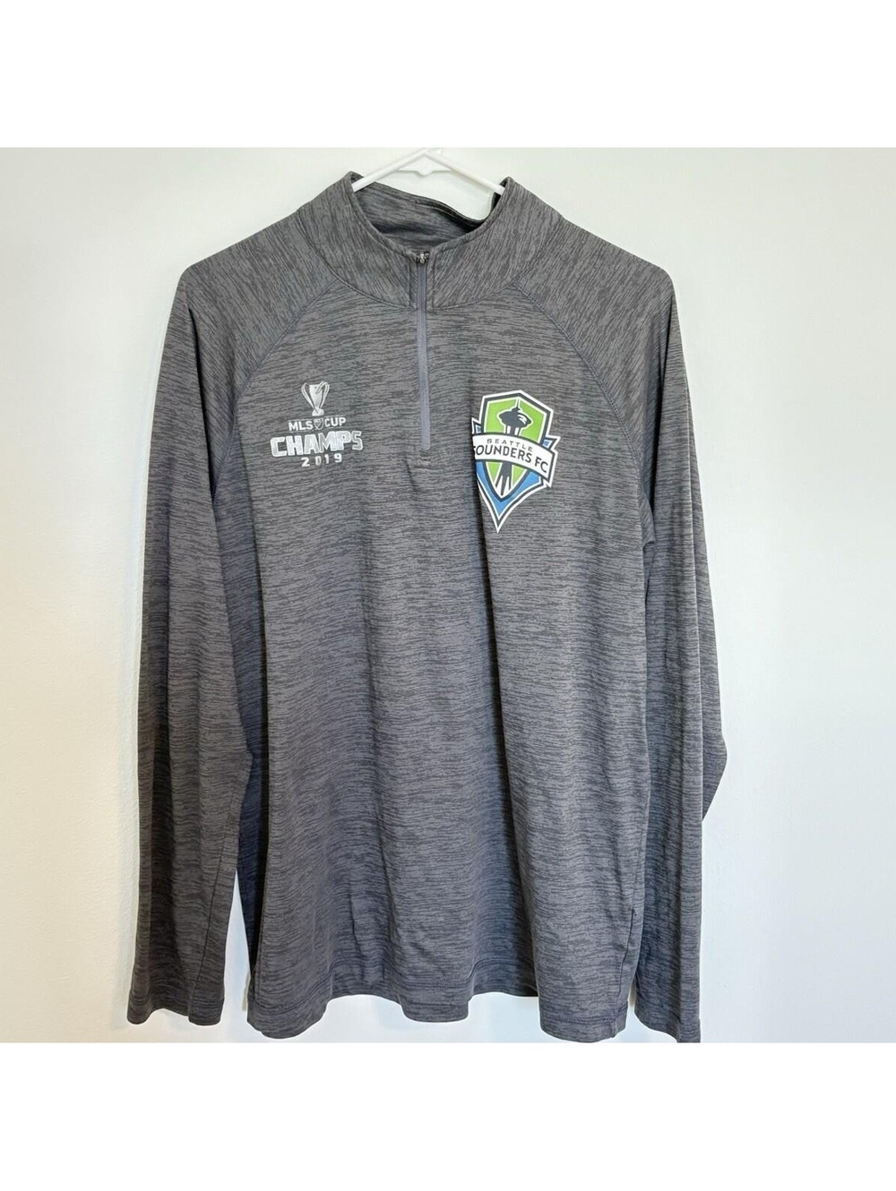 Fanatics Seattle Sounders 2019 MLS Cup Champs Men’s Pullover Size L Soccer